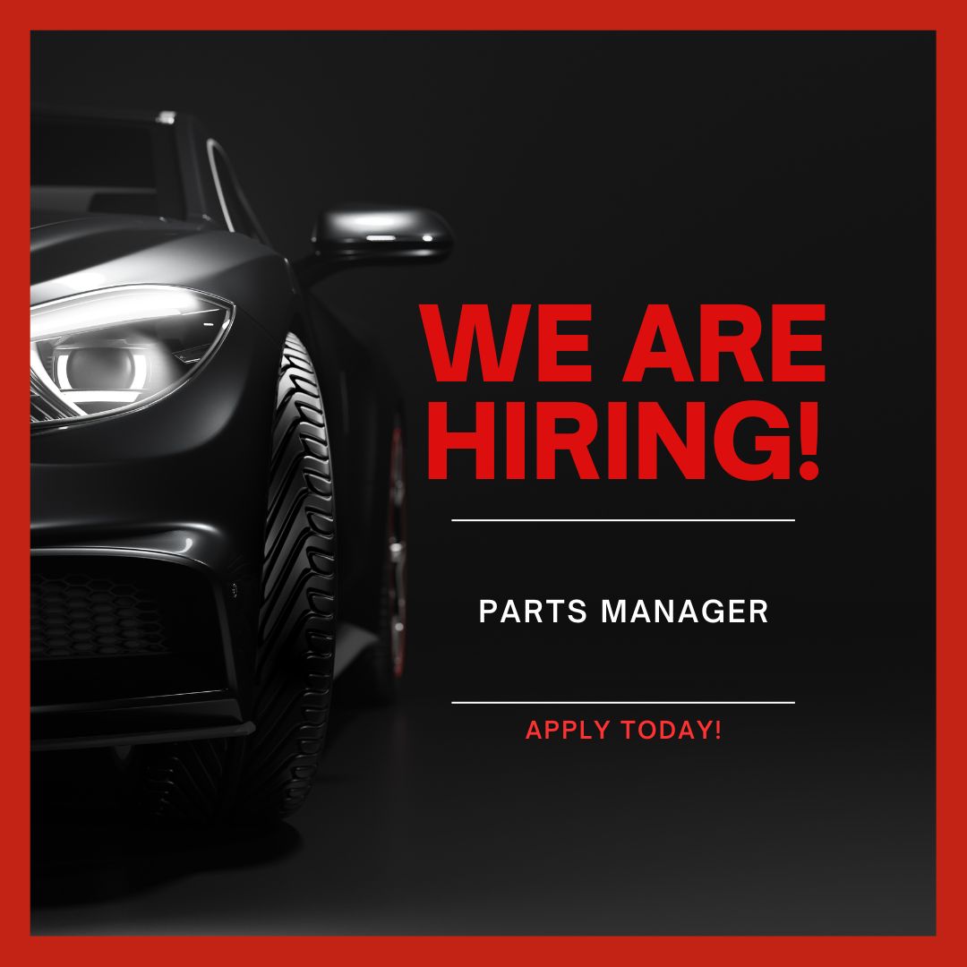 Rudy Schmid Hiring Parts Manager in Syracuse NY