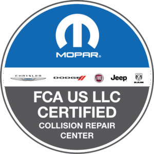 FCA US LLC Certified Collision Repair Center logo